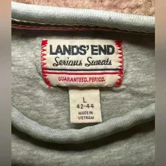 Lands End Serious Sweats Sweatshirts Men’s Size Large (Lot of 2) - Picture 6 of 6